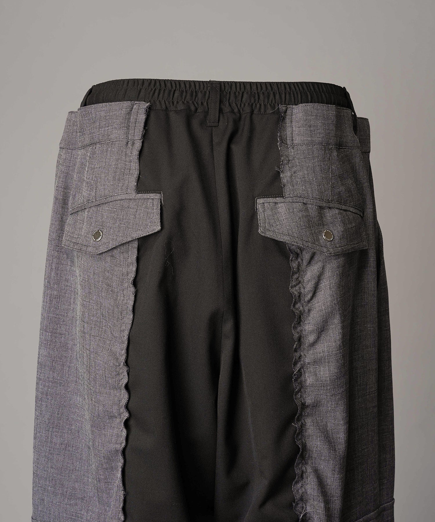 [26SS 预购] 花朵拼布复古休闲运动裤