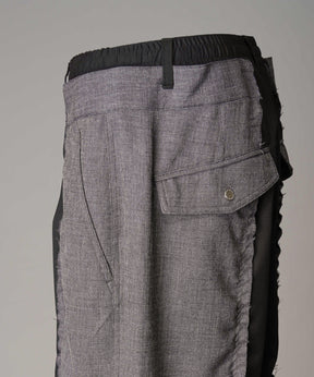 [26SS 预购] 花朵拼布复古休闲运动裤