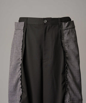 [26SS 预购] 花朵拼布复古休闲运动裤