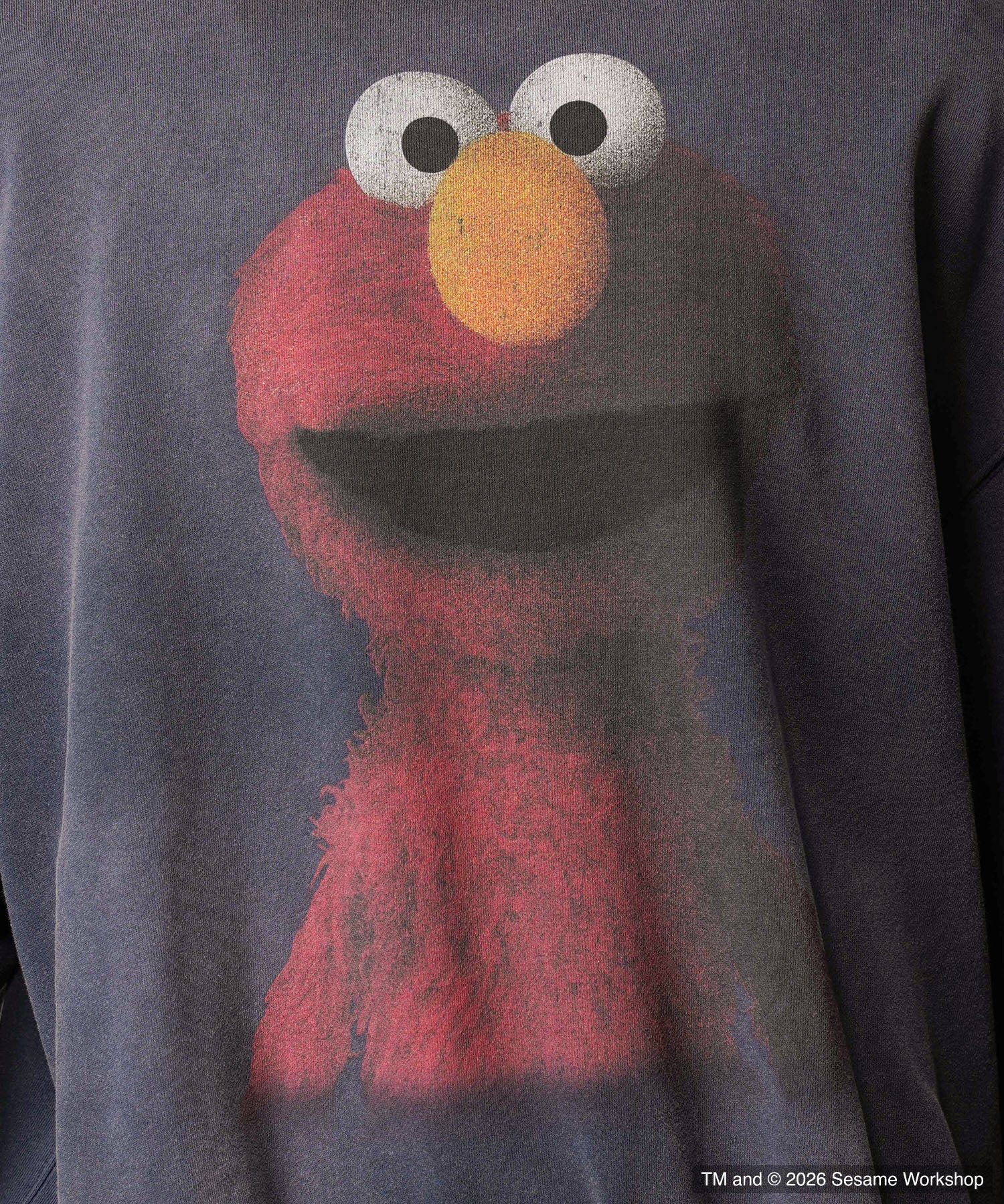 【MOVIE SERIES】「SESAME STREET」- Elmo - Prime-Over Crew Neck Sweatshirt