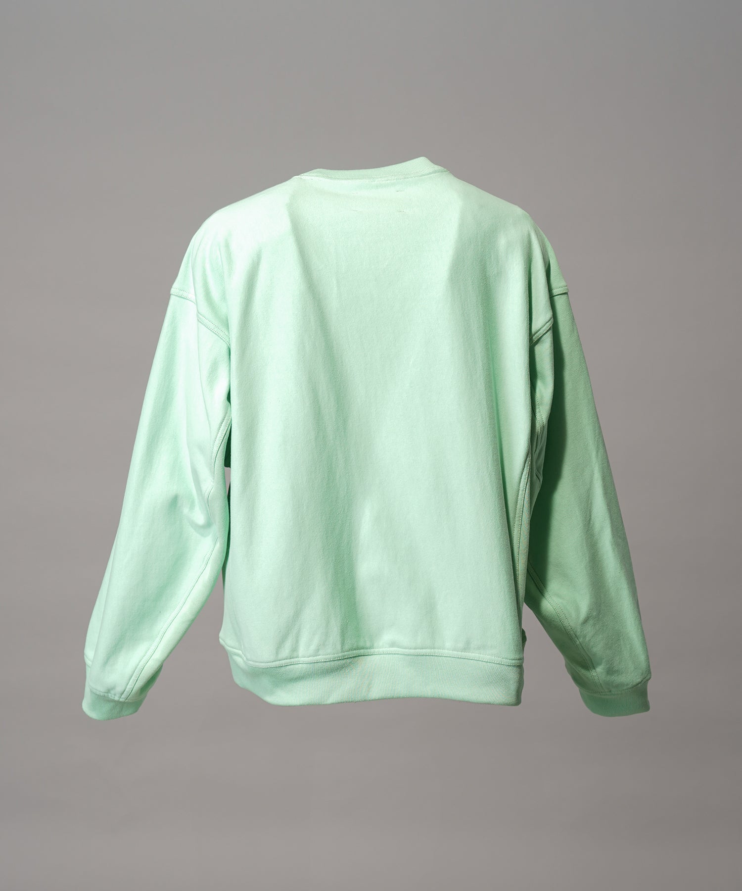 Crew Neck Prime-Over Pullover Sweatshirt