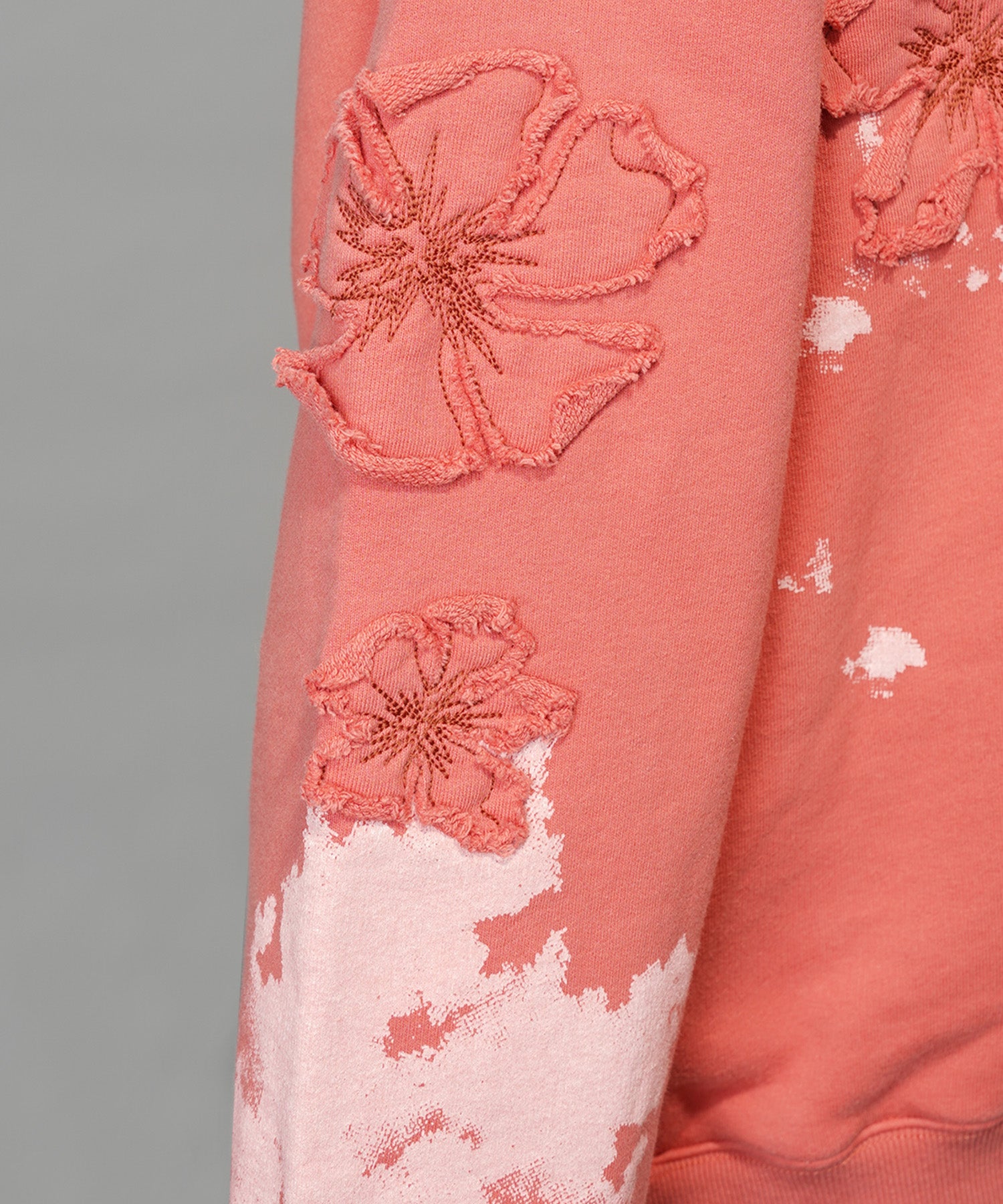 Flower Patch Prime-Over Crew Neck Sweatshirt