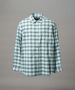 【Italian Dead Stock Fabric】Regular Collar Prime-Over Shirt