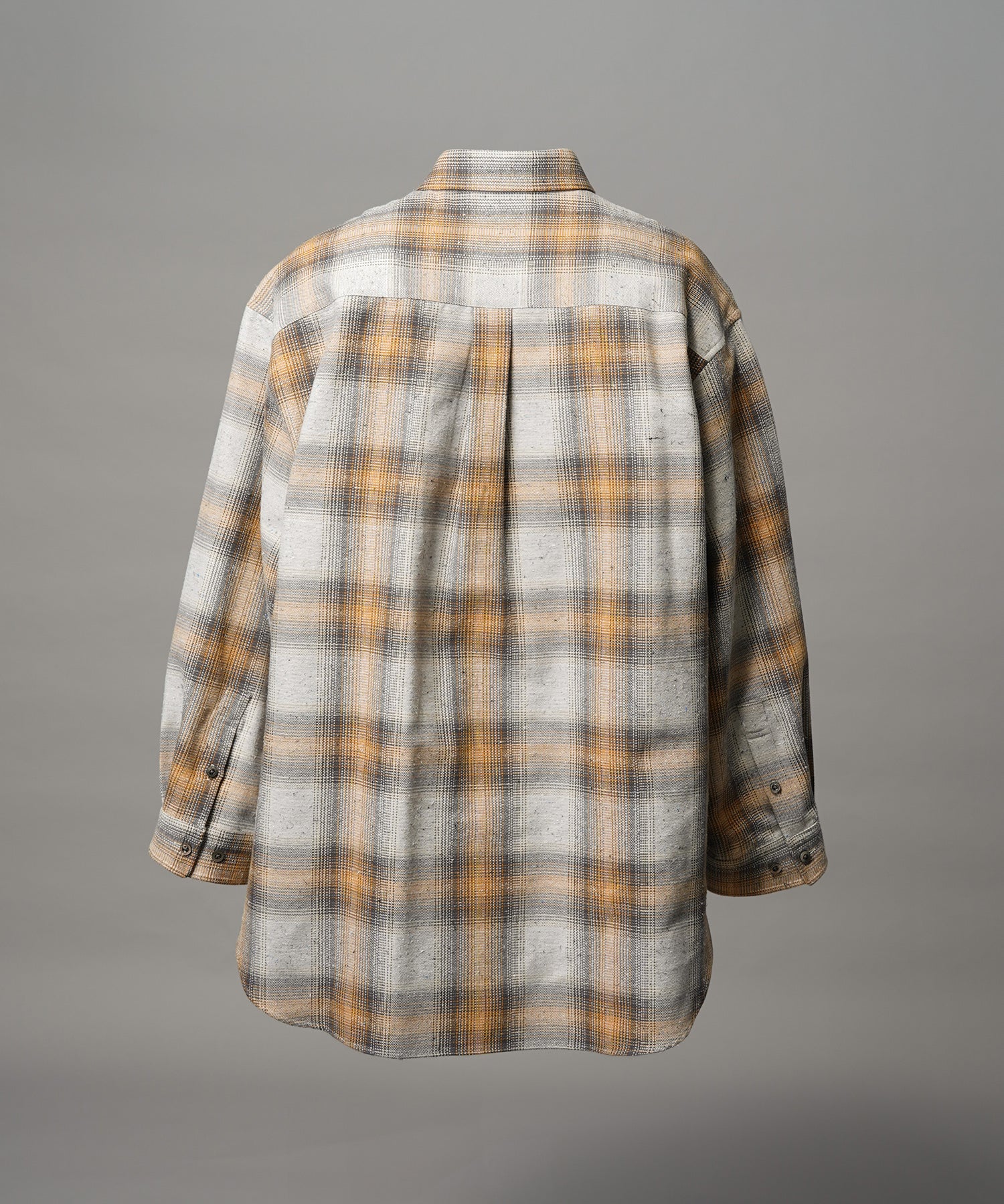 【Italian Dead Stock Fabric】Prime-Over Maxi Regular Collar Shirts Coat