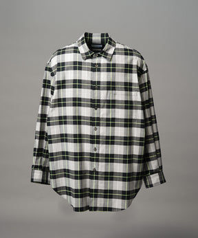 【Italian Dead Stock Fabric】Prime-Over Maxi Regular Collar Shirts Coat