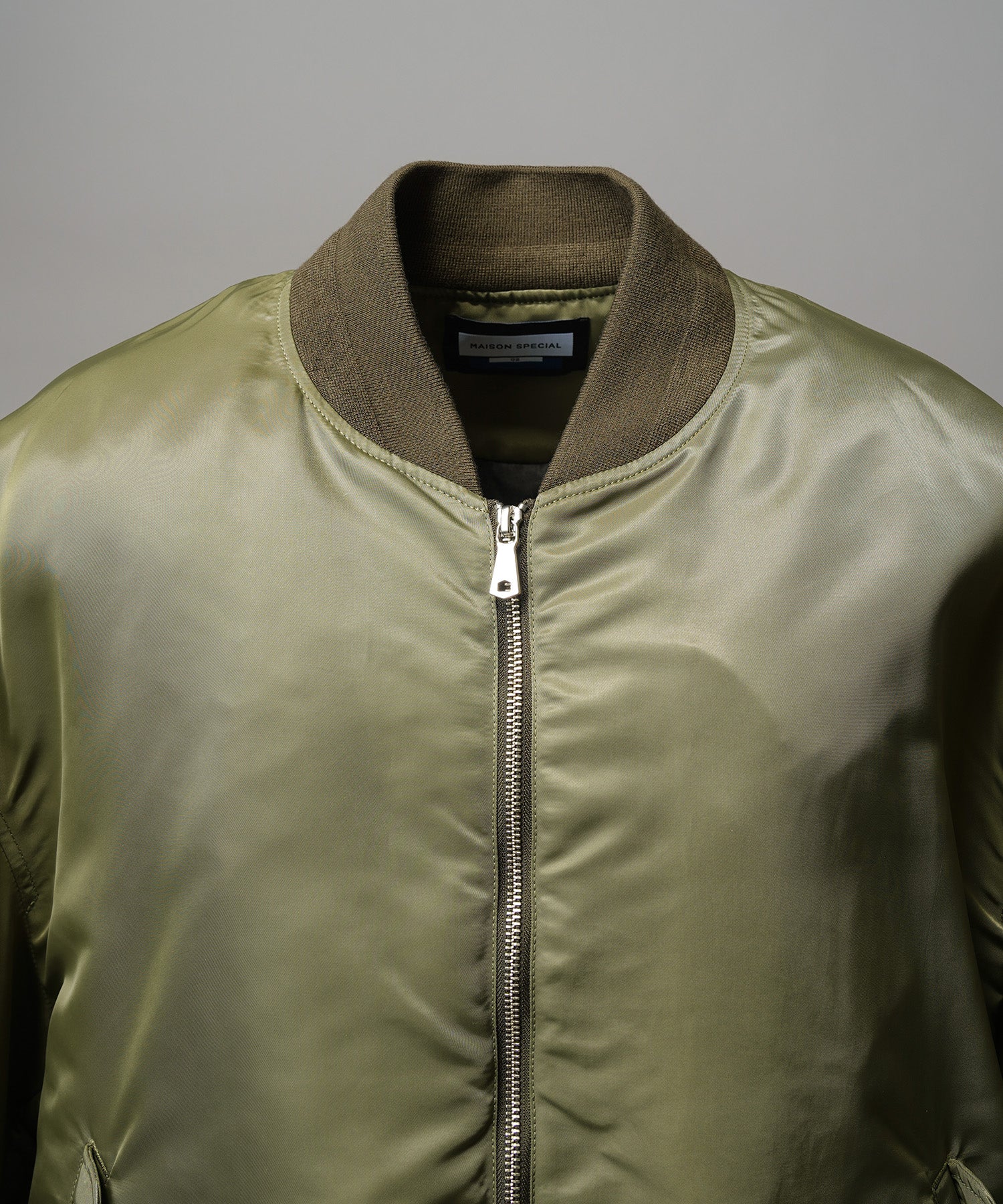 Prime-Over Nylon MA-1 Bomber Jacket