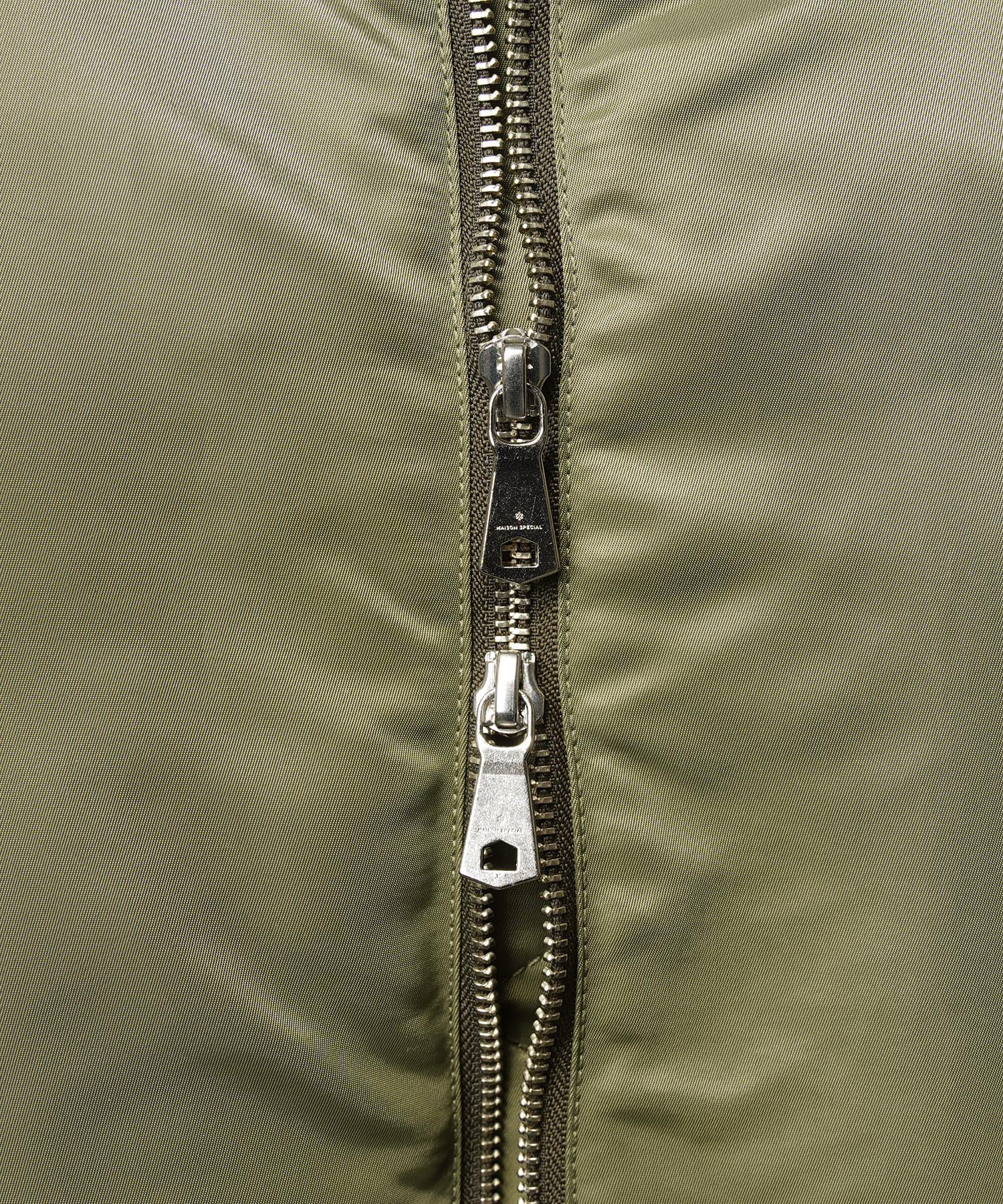 Prime-Over Nylon MA-1 Bomber Jacket