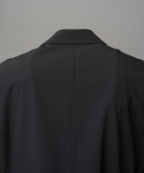 4 Colors Chambray Washable Wool Peaked Lapel Double Breasted Jacket