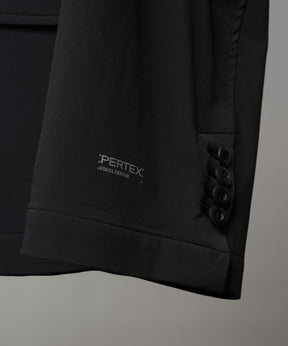 4 Colors Chambray Washable Wool Peaked Lapel Double Breasted Jacket