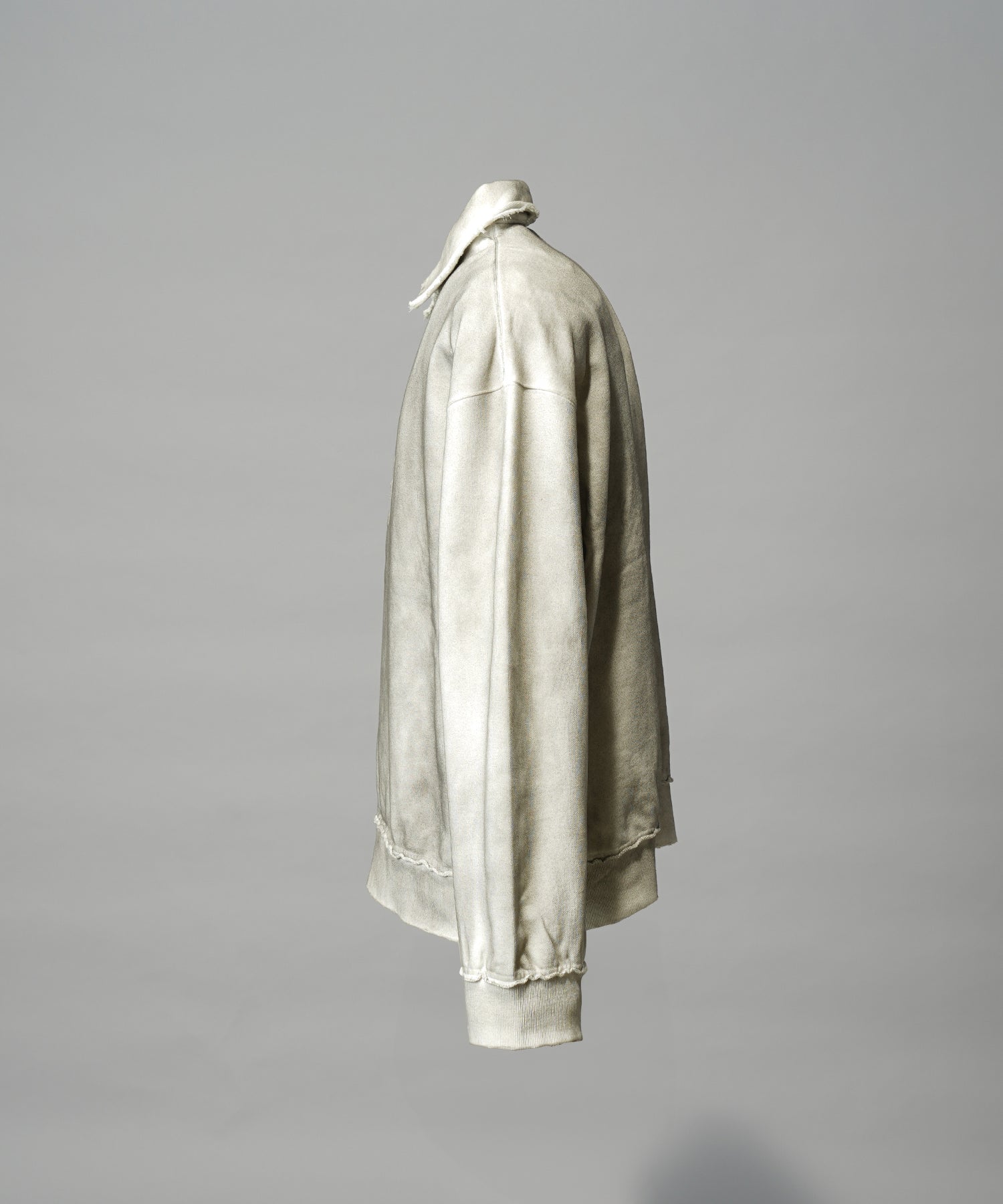 Deep Front Neck Prime-Over Polo Sweatshirt