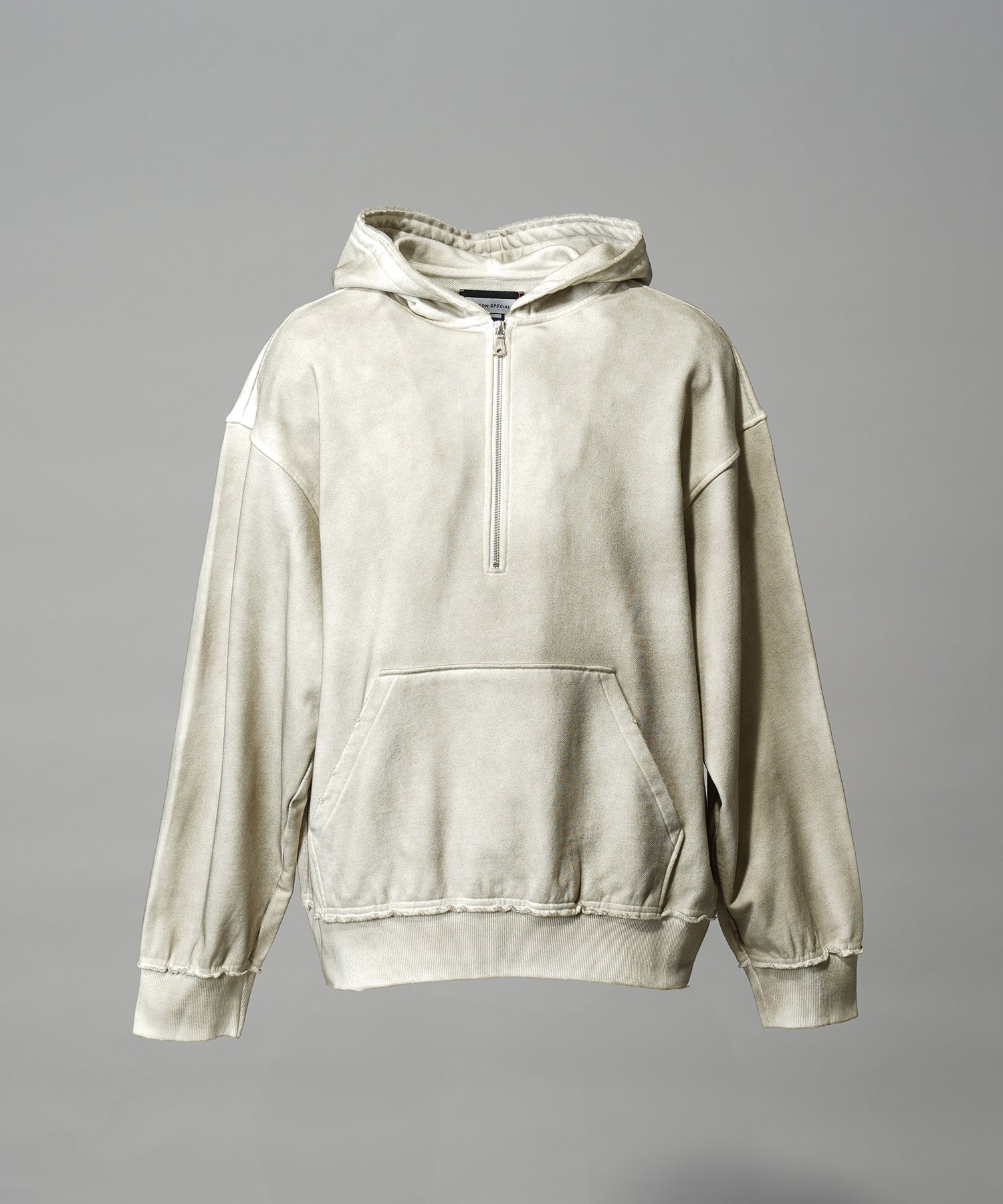 Deep Front Neck Prime-Over Half-zip Hoodie