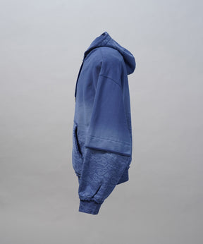 4 색 샹 브레이 세탁 가능한 양모 피크 라펠 더블 가슴 재킷