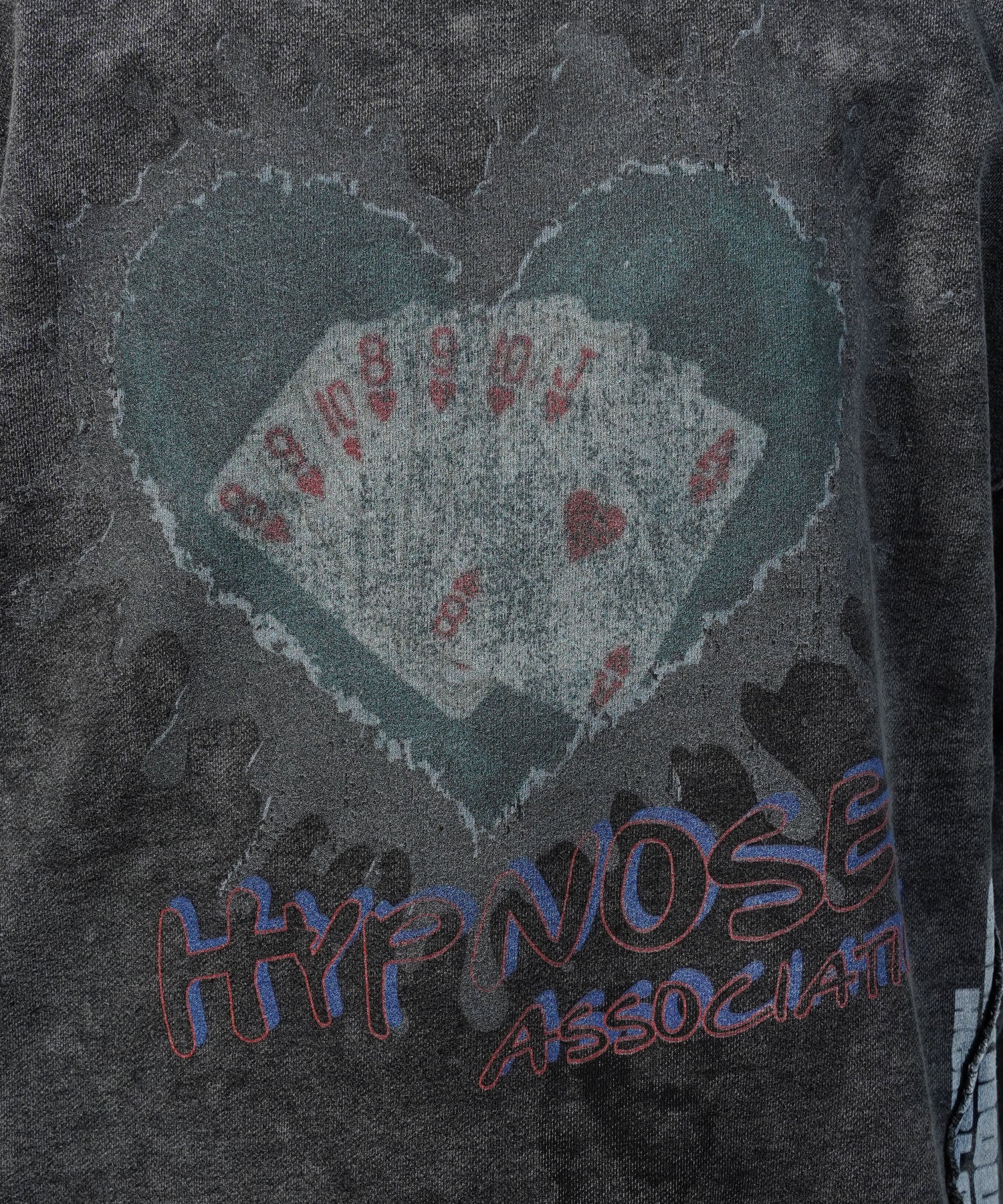 【Hypnose Association for MAISON SPECIAL】「TRUMP」 Prime-Over Crew Neck Sweatshirt