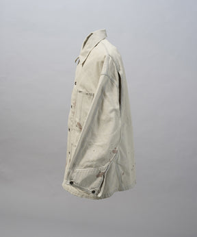 4 색 샹 브레이 세탁 가능한 양모 피크 라펠 더블 가슴 재킷