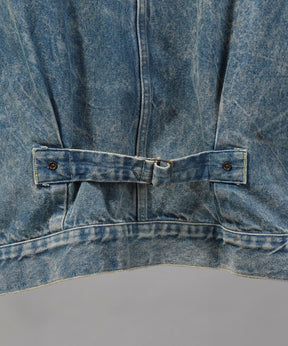 4 색 샹 브레이 세탁 가능한 양모 피크 라펠 더블 가슴 재킷