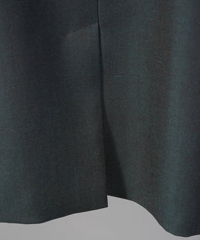 4 Colors Chambray Washable Wool Prime-Over Peaked Lapel Double Breasted Jacket