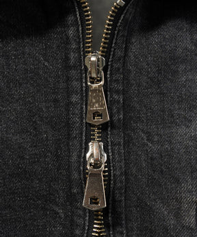 4 색 샹 브레이 세탁 가능한 양모 피크 라펠 더블 가슴 재킷