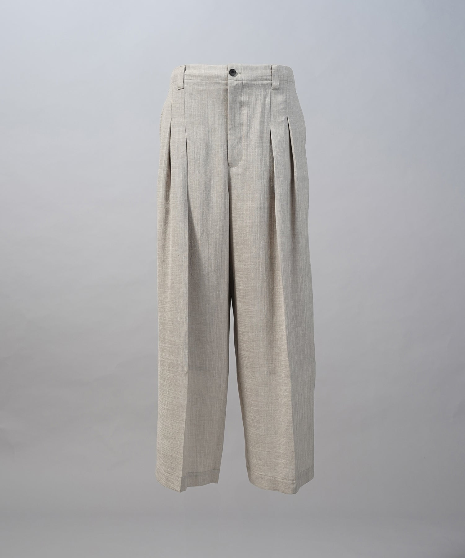 【26SS PRE-ORDER】Triacetate Prime-Wide Two-tuck Slacks