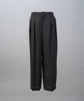 【26SS PRE-ORDER】Triacetate Prime-Wide Two-tuck Slacks
