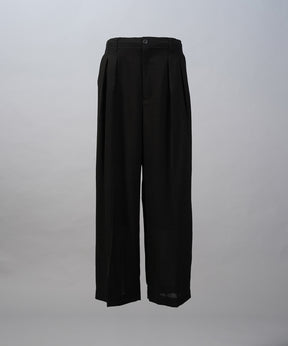 【26SS PRE-ORDER】Triacetate Prime-Wide Two-tuck Slacks