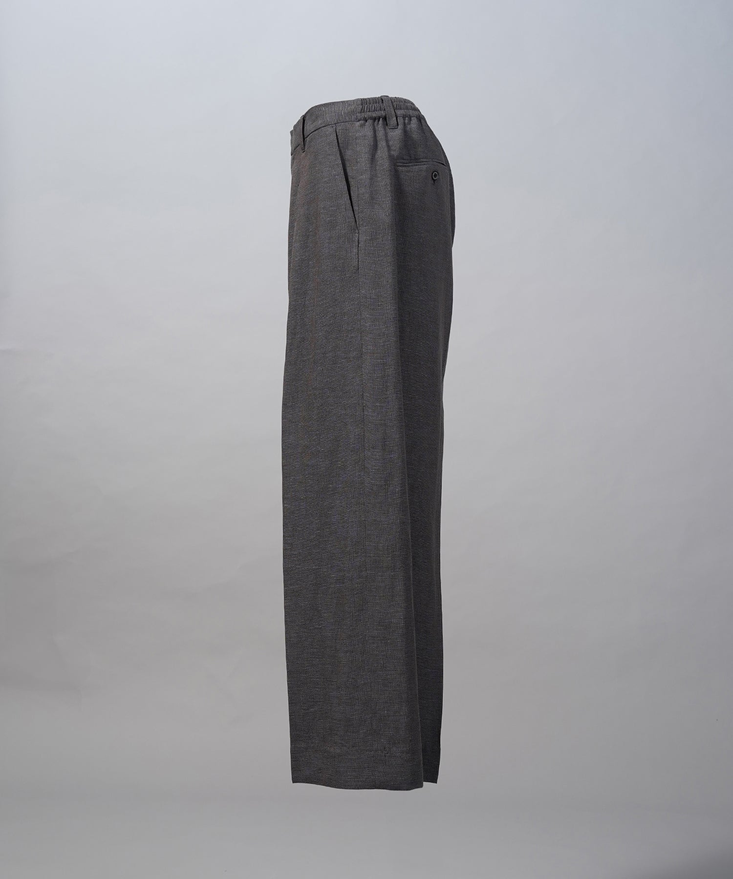 【26SS PRE-ORDER】Mix Linen One-tuck Prime-Wide Baggy Slacks