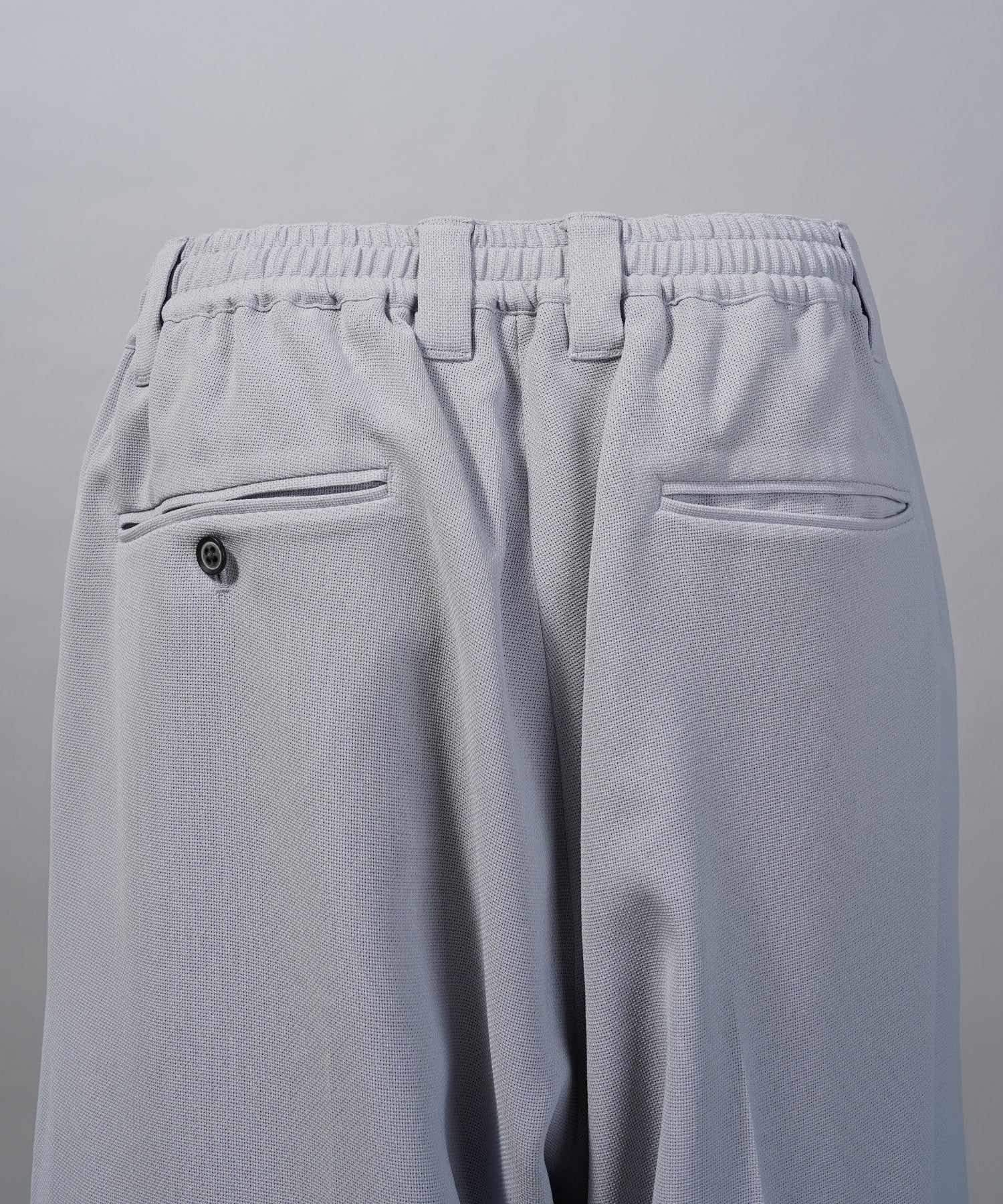 【26SS PRE-ORDER】Wooly Mesh One-tuck Prime-Wide Tapered Slacks
