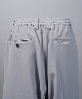 【26SS PRE-ORDER】Wooly Mesh One-tuck Prime-Wide Tapered Slacks