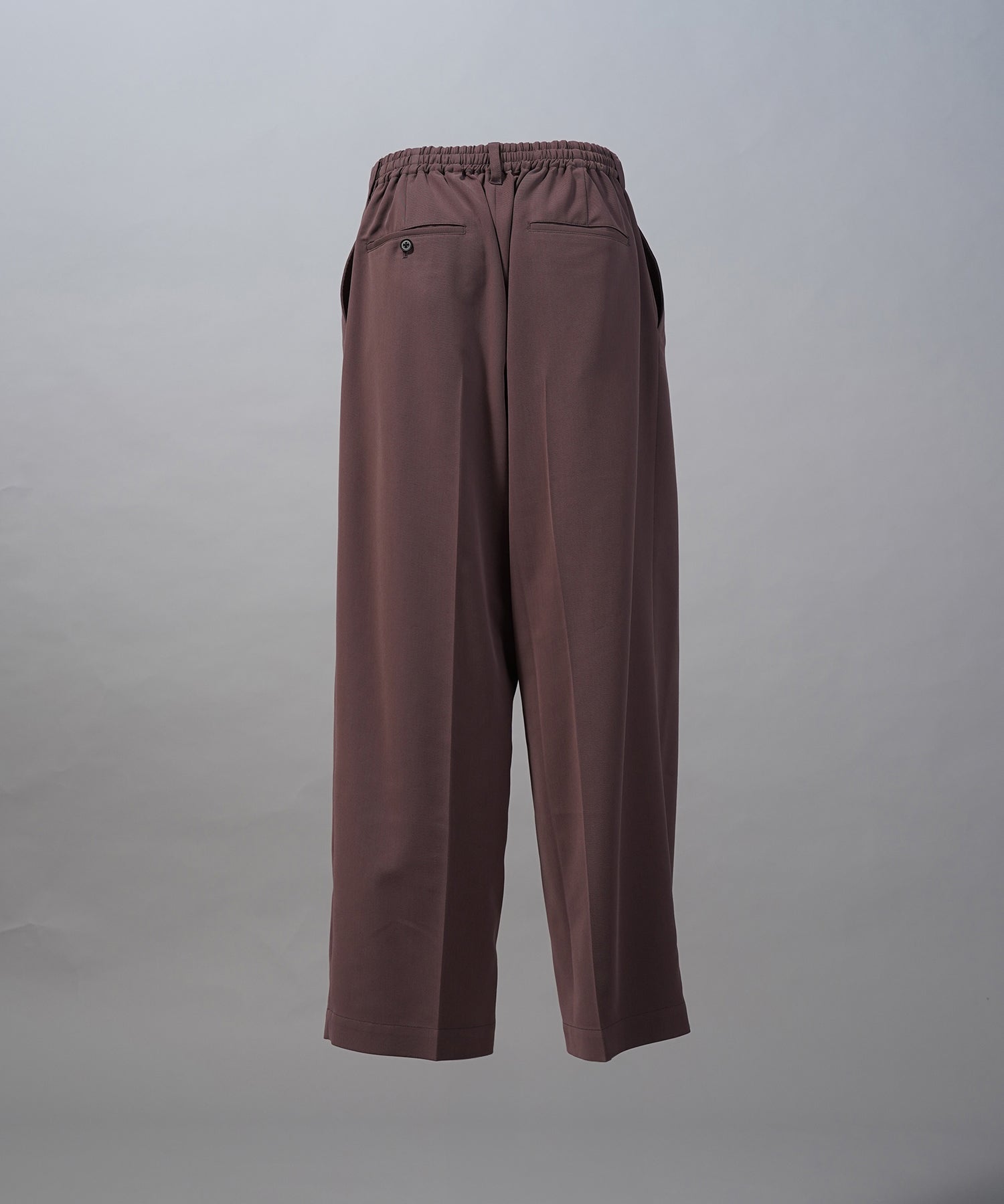 【26SS PRE-ORDER】Crispy Cross Calze Two-tuck Prime-Wide Slacks