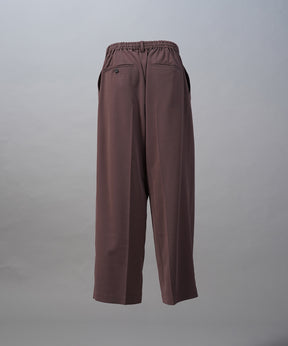 【26SS PRE-ORDER】Crispy Cross Calze Two-tuck Prime-Wide Slacks