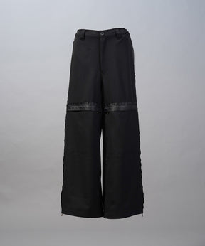 【26SS PRE-ORDER】Inside Out Prime-Wide Zip Flight Trousers