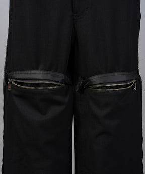 【26SS PRE-ORDER】Inside Out Prime-Wide Zip Flight Trousers