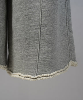 Loop-knit Tuck Wide Sweatpants