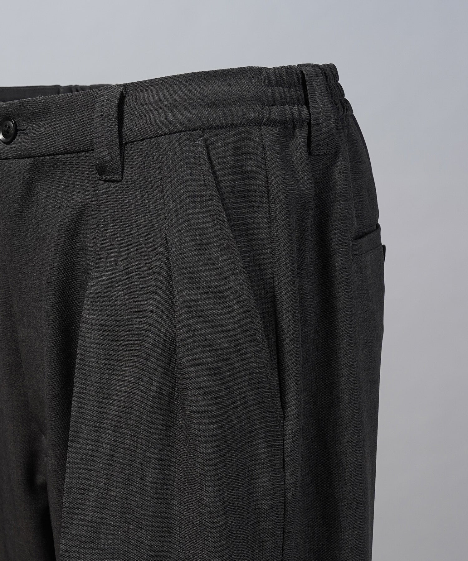 4 Colors Chambray Washable Wool Peaked Lapel Double Breasted Jacket