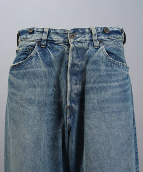 4 Colors Chambray Washable Wool Peaked Lapel Double Breasted Jacket