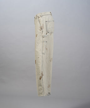 [26SS 预购] 花朵拼布复古休闲运动裤