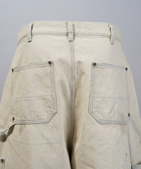 [26SS 预购] 花朵拼布复古休闲运动裤