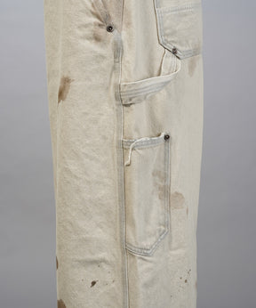 [26SS 预购] 花朵拼布复古休闲运动裤