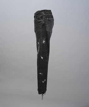 【26SS PRE-ORDER】【Vintage Style Denim Fabric】Semi-flared Denim Pants