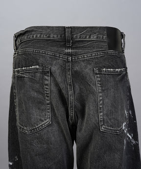 【26SS PRE-ORDER】【Vintage Style Denim Fabric】Semi-flared Denim Pants