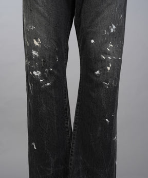 【26SS PRE-ORDER】【Vintage Style Denim Fabric】Semi-flared Denim Pants