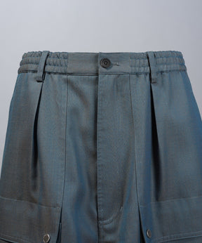 [26SS 预购] 4 色青年布可水洗羊毛 Prime 宽幅工装短裤