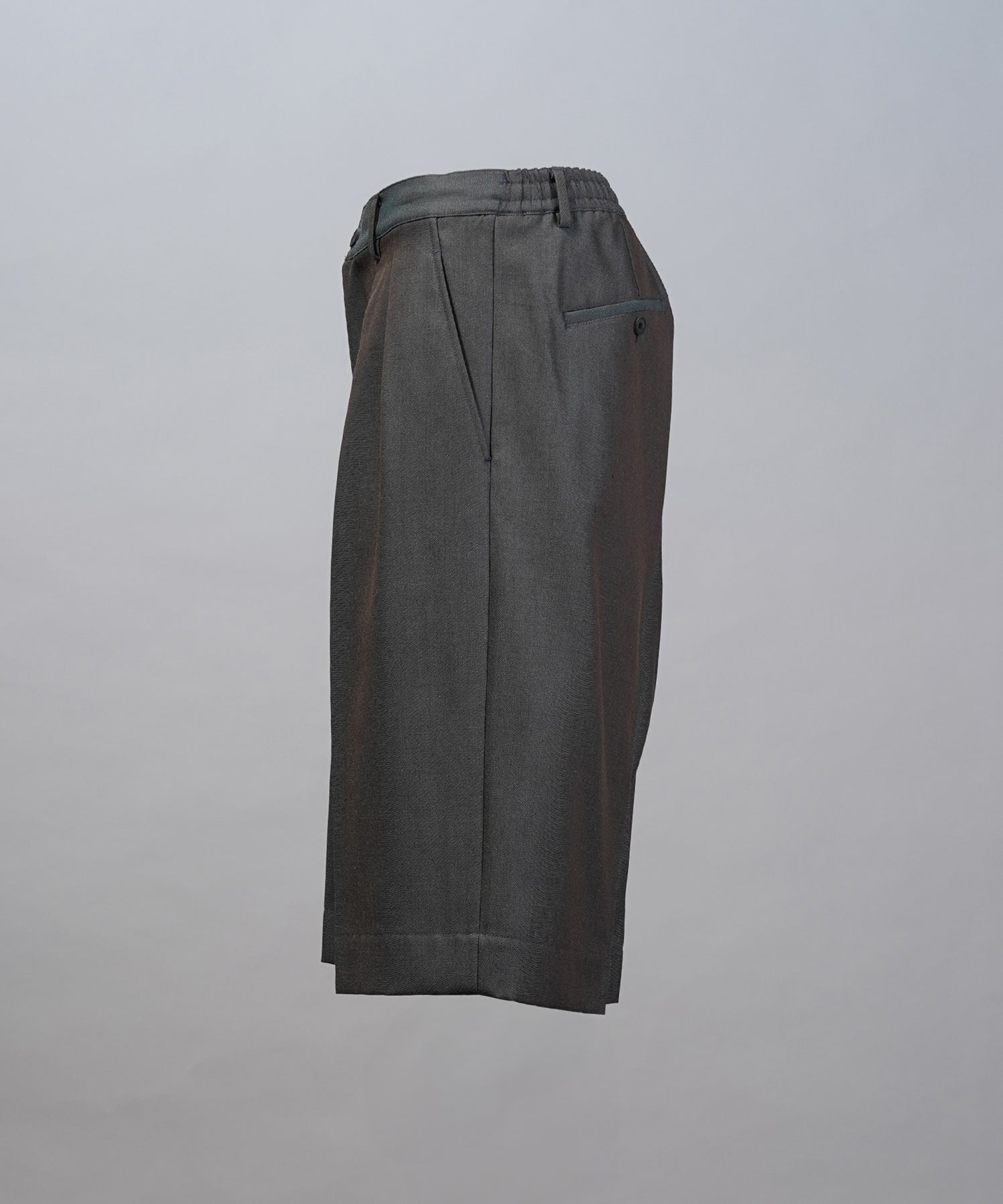 4 Colors Chambray Washable Wool Prime-Wide Shorts