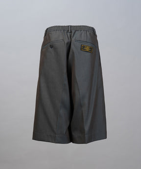 4 Colors Chambray Washable Wool Prime-Wide Shorts