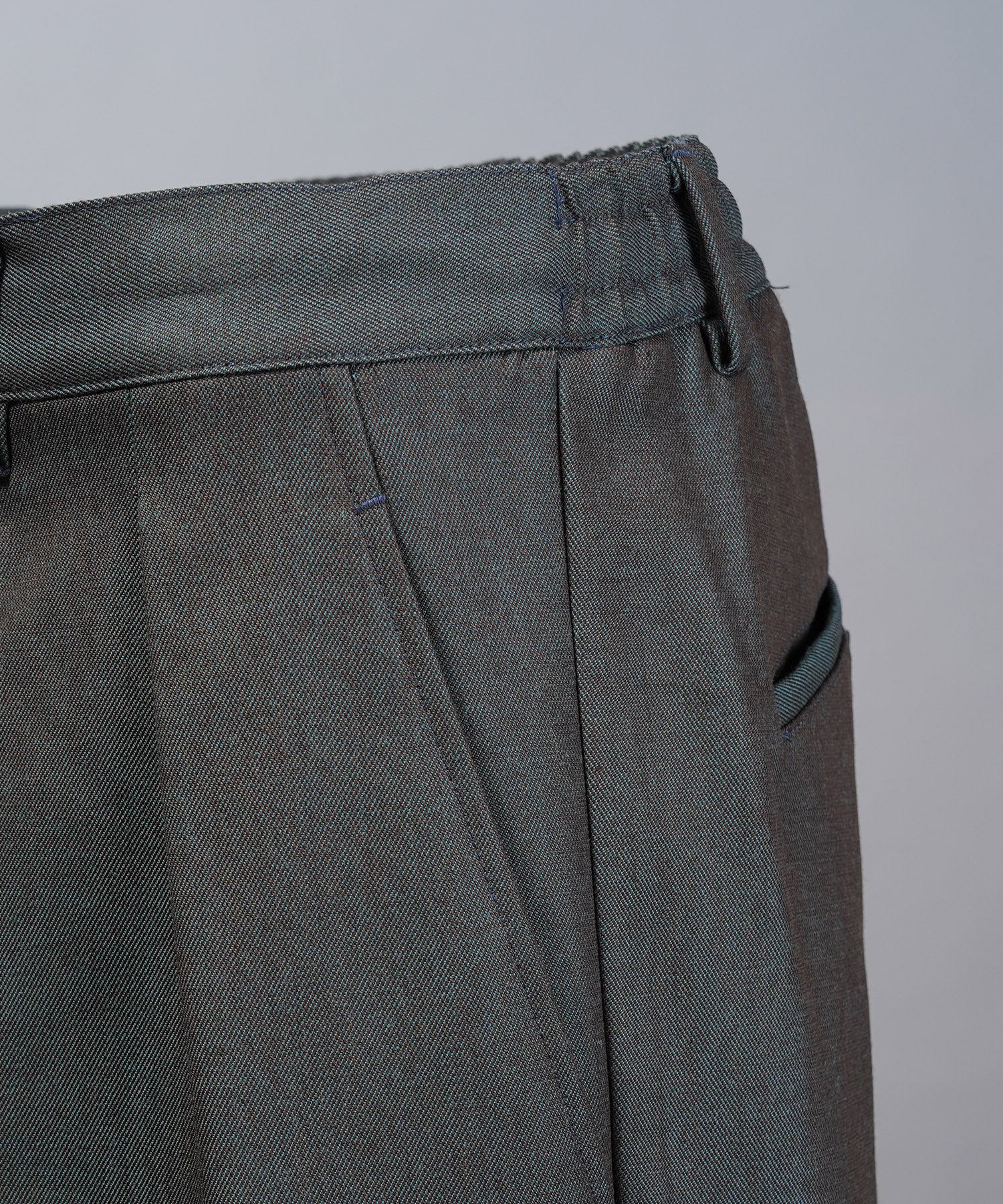 4 Colors Chambray Washable Wool Prime-Wide Shorts