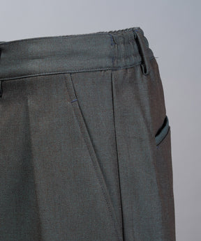 4 Colors Chambray Washable Wool Prime-Wide Shorts