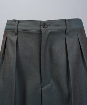 4 Colors Chambray Washable Wool Prime-Wide Shorts