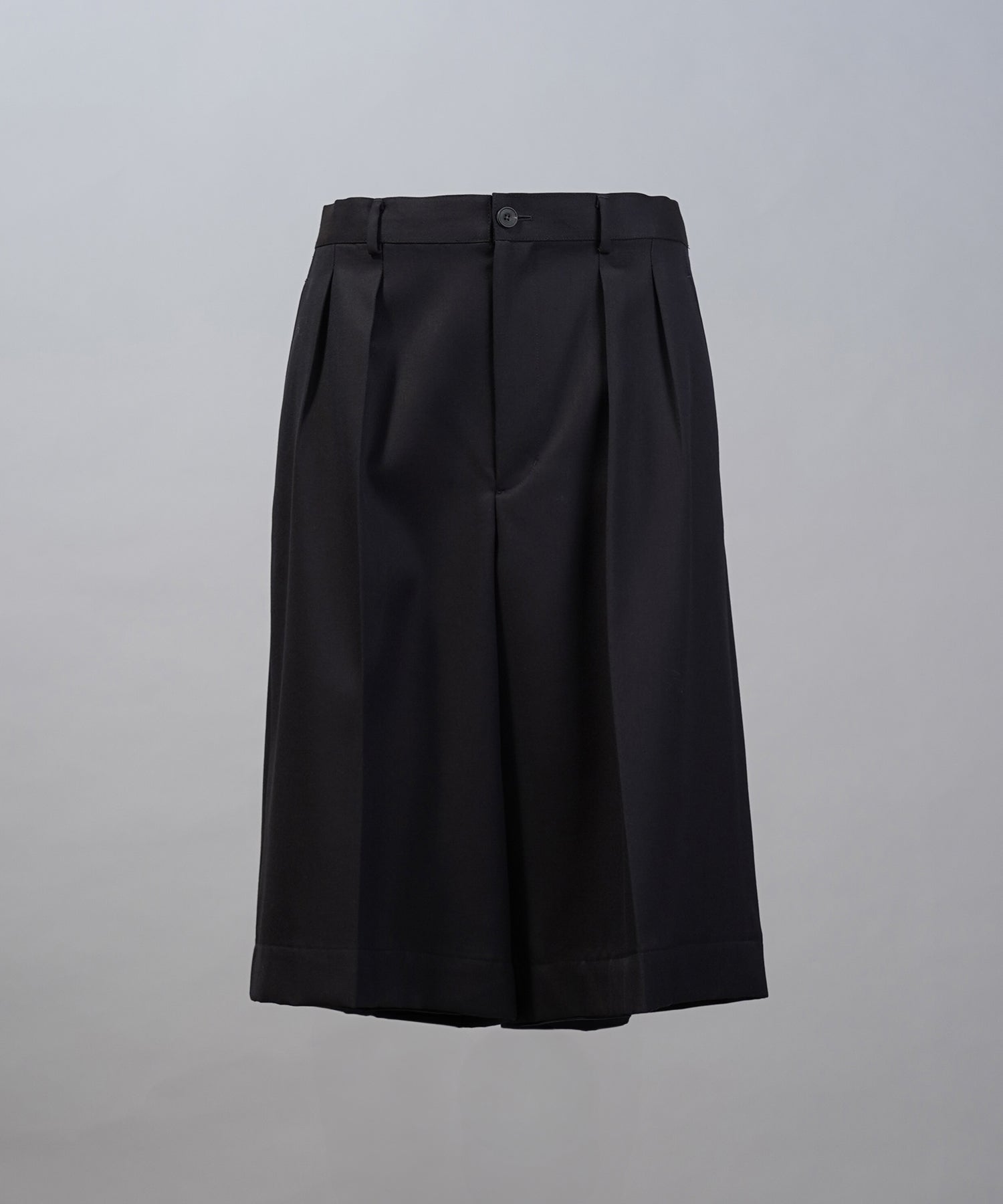 4 Colors Chambray Washable Wool Prime-Wide Shorts