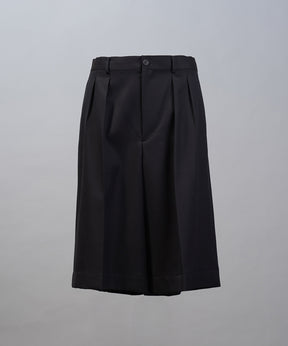 4 Colors Chambray Washable Wool Prime-Wide Shorts