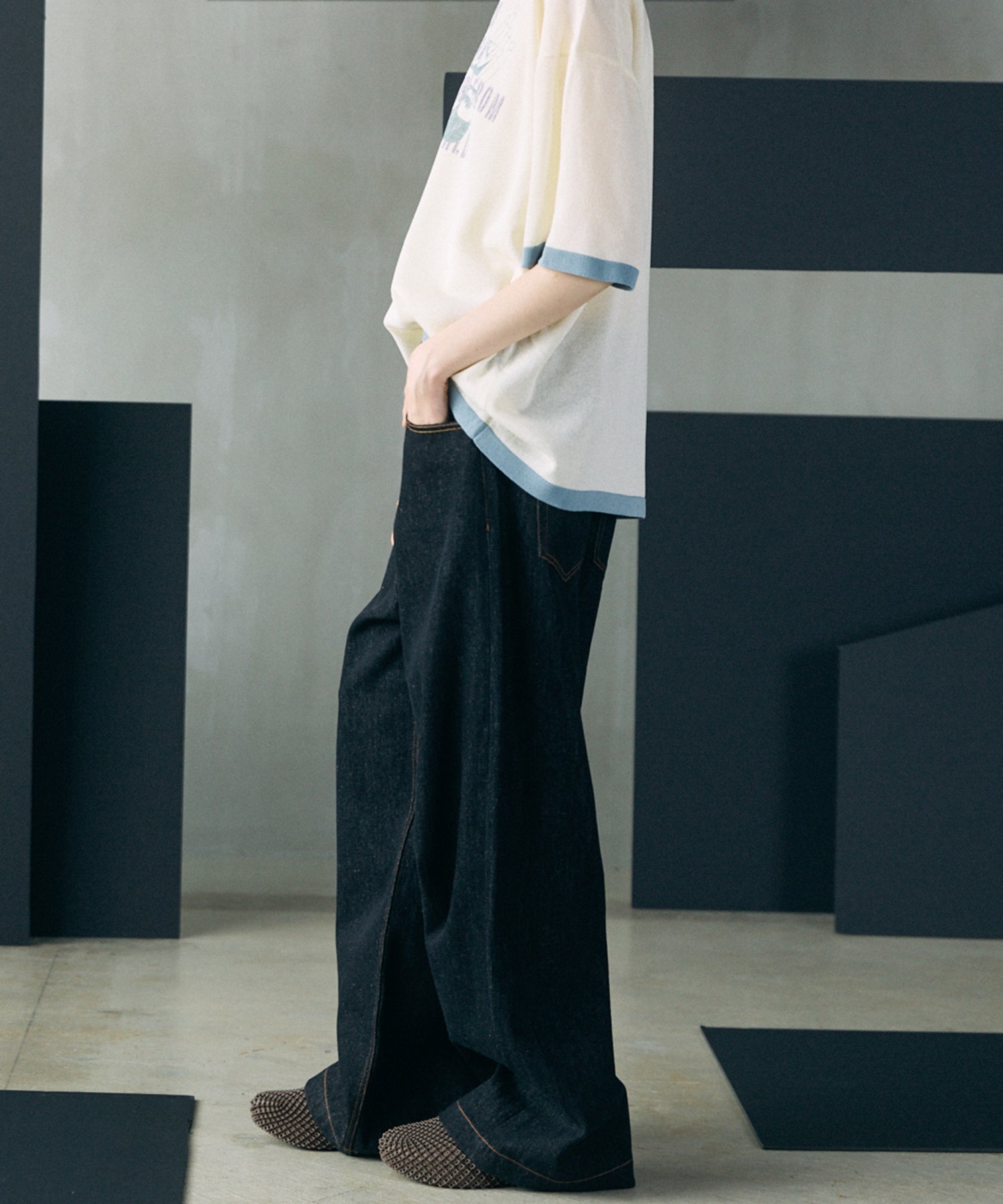 12.5oz Rigid Denim Prime-Wide Pants