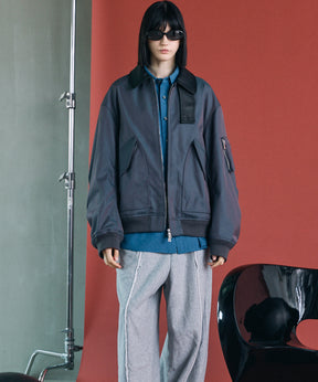 Different Materials Layering Prime-Over Trucker Jacket
